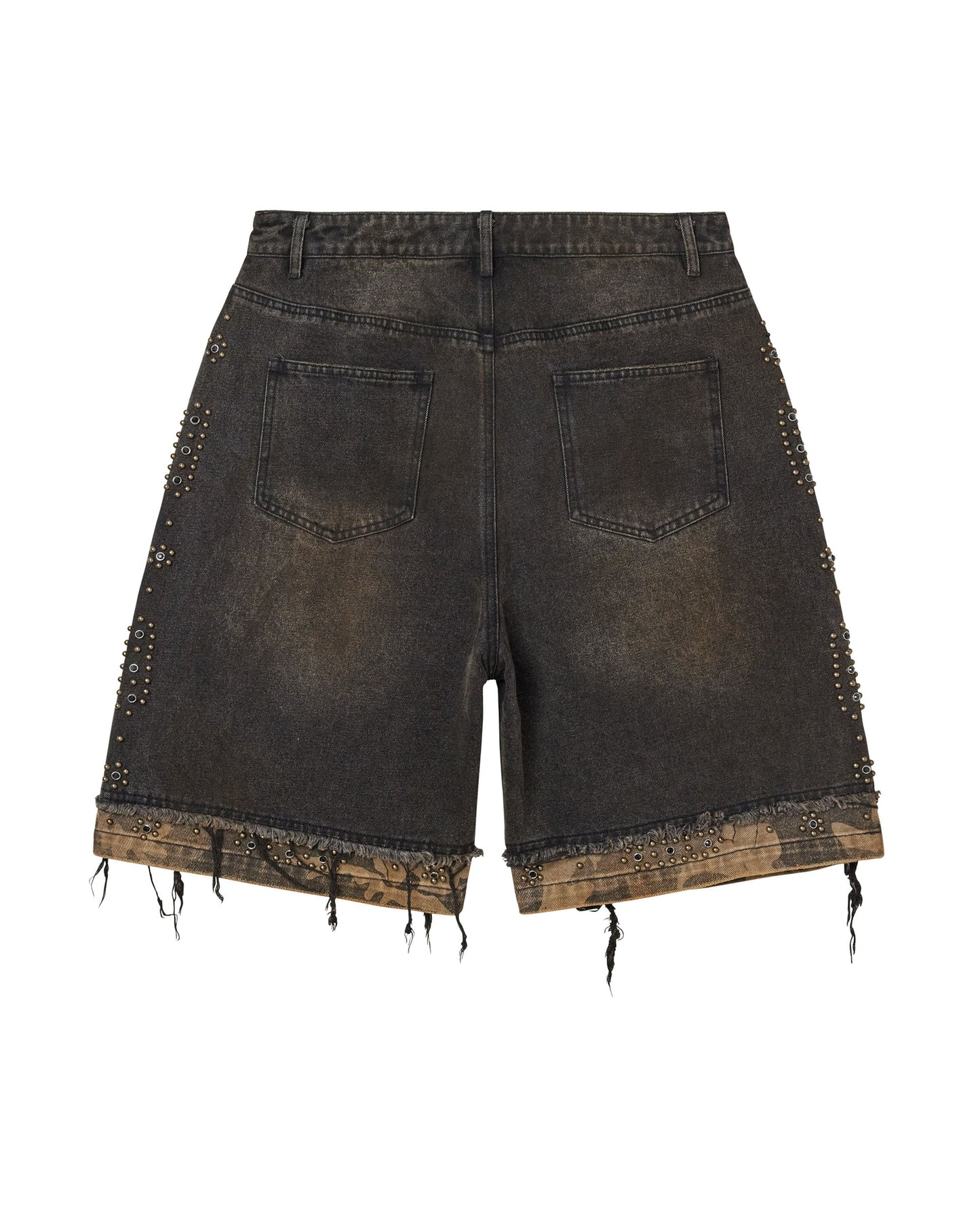 BLACK DOUBLE JORTS - Vale Forever