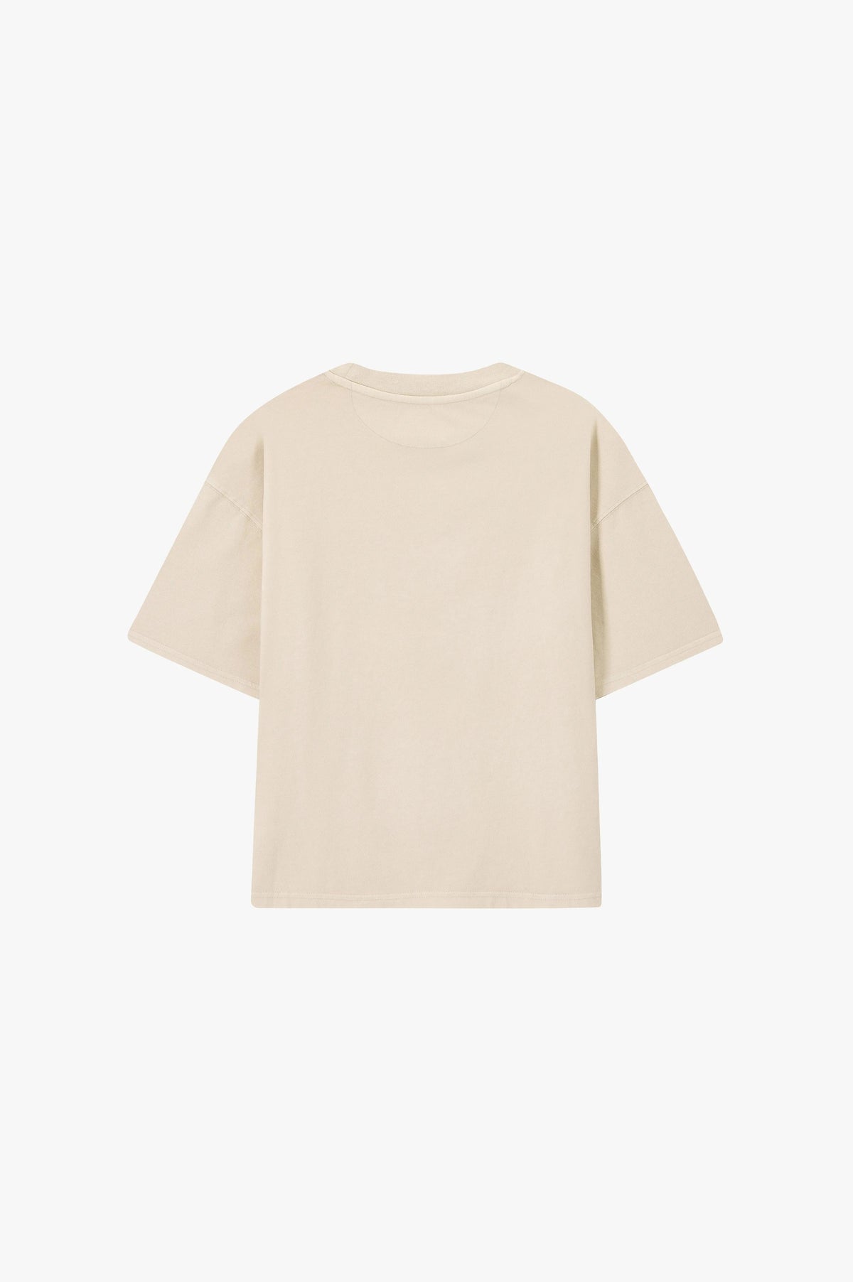 Box Logo Tee Beige