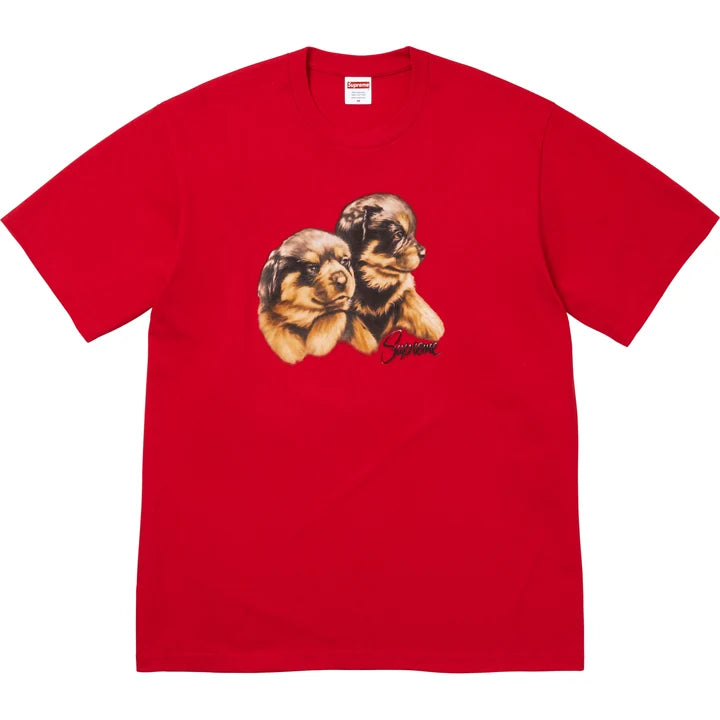Puppies Tee — Red