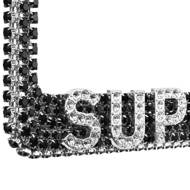 Supreme®/b.b. Simon® License Plate Frame — Black