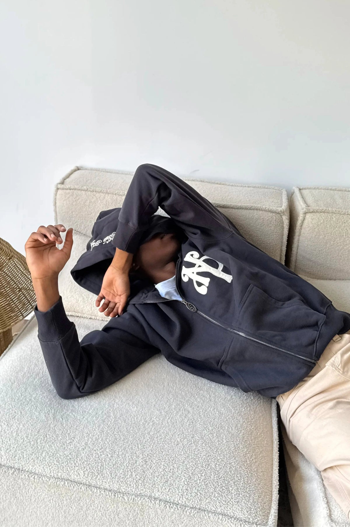 Kill Bill Zip-Up Hoodie Ash