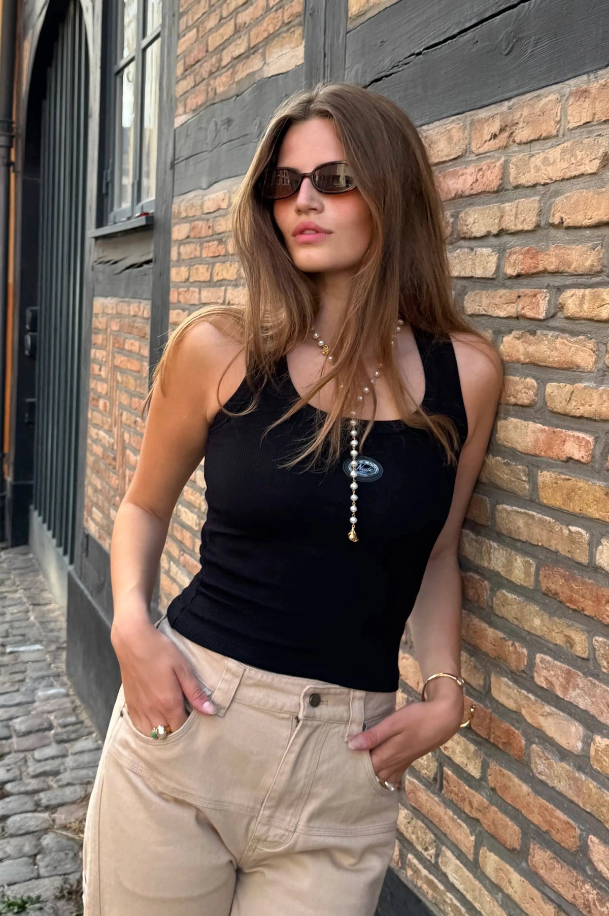 Sophisticated Pleasure Tank Top Black