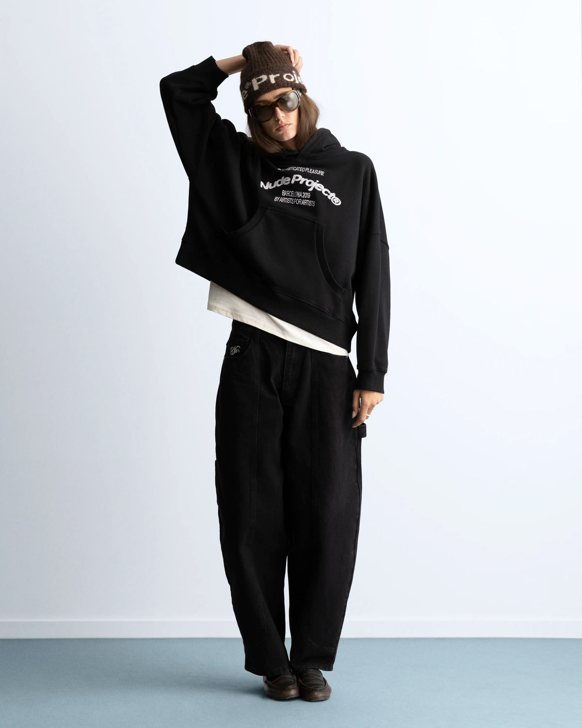 Sudadera Boxy Liberty Negra