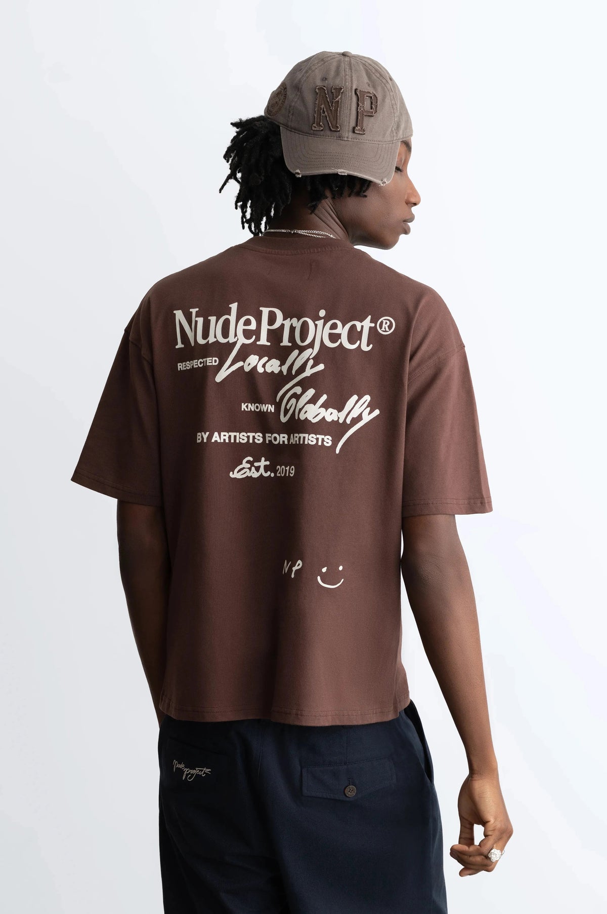 Global Soon Tee Brown