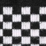 Checkerboard Pilled Sweater — Black