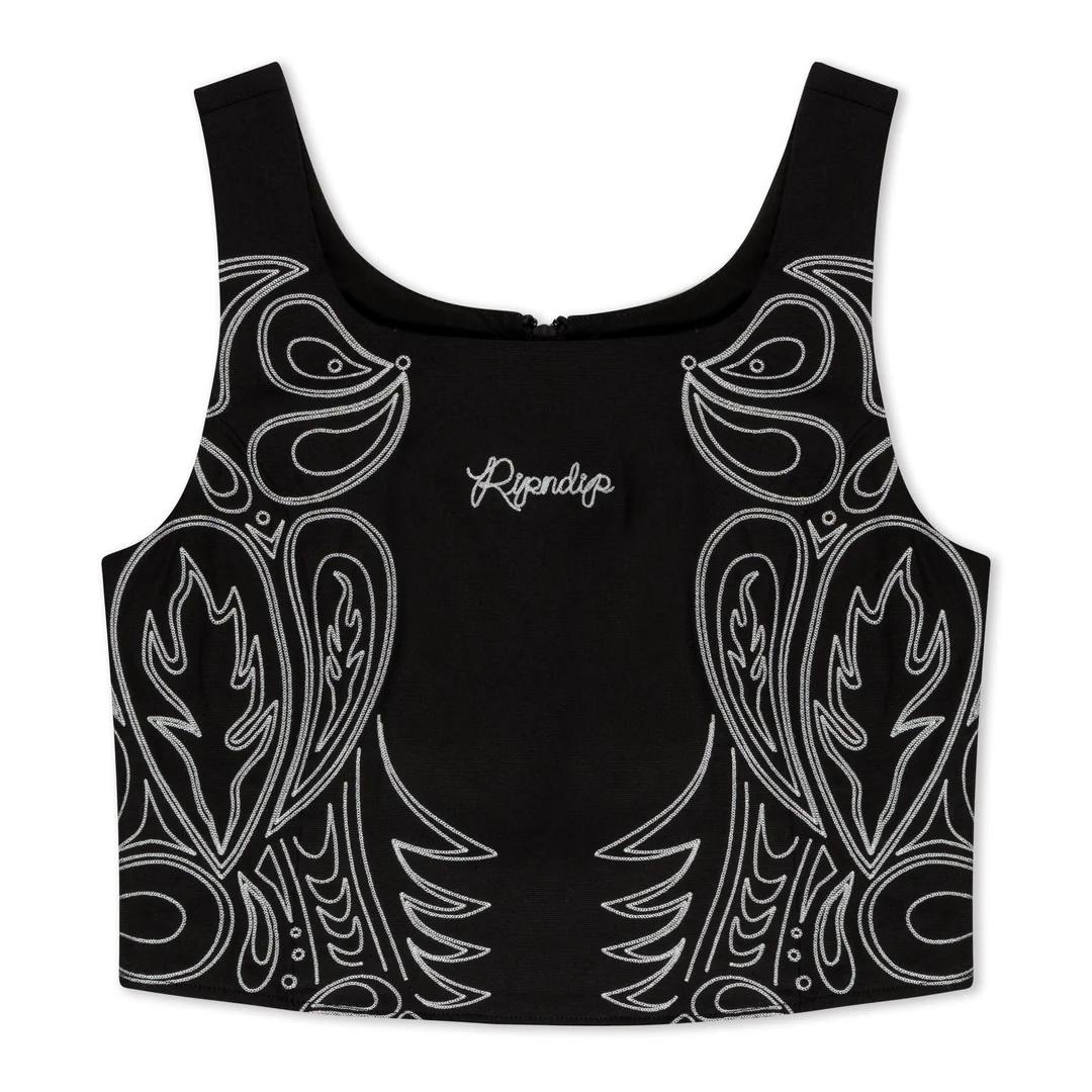 HOWDY CORSET TOP (BLACK)