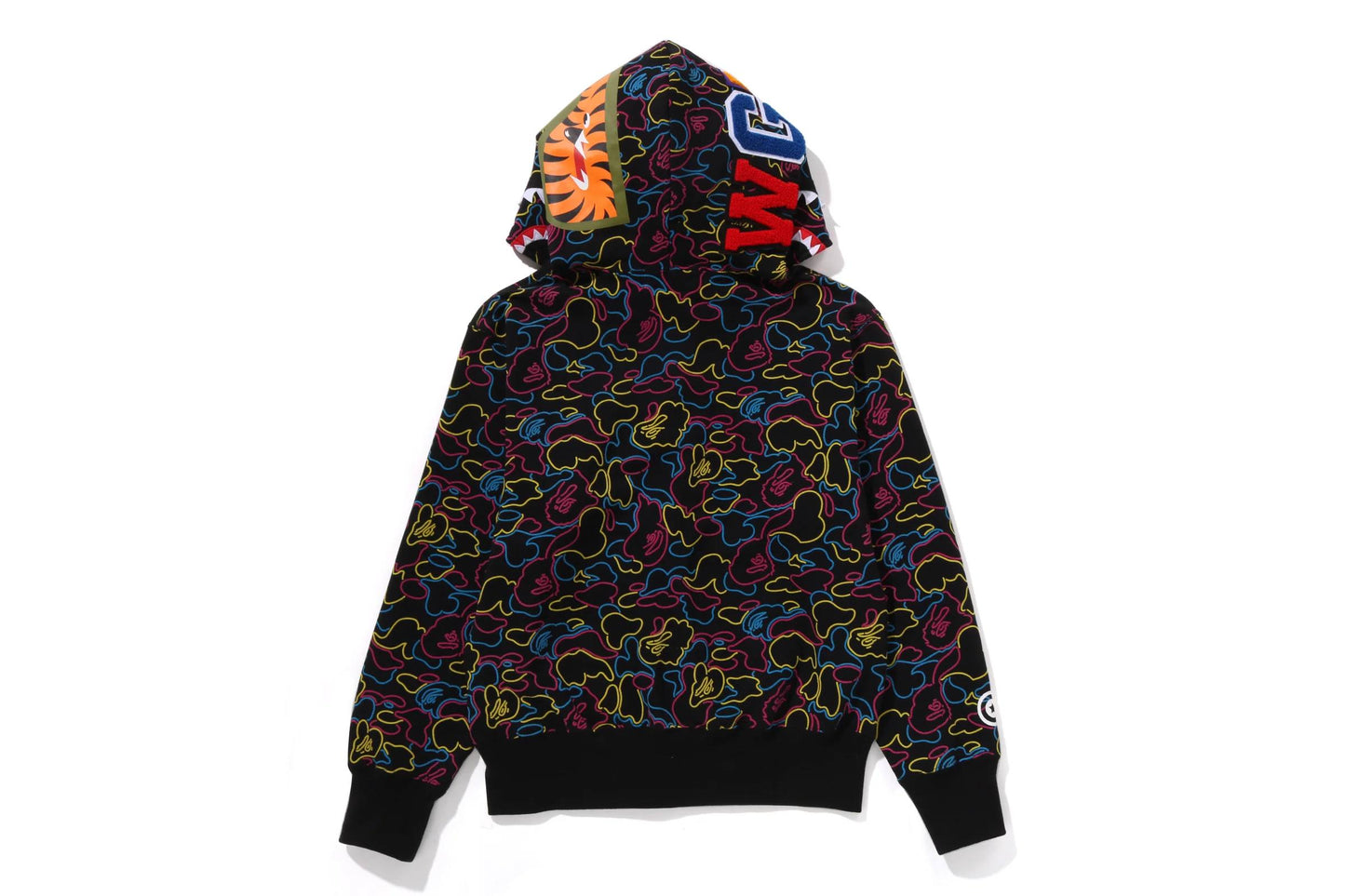 BAPE SHARK HOODIE NEÓN