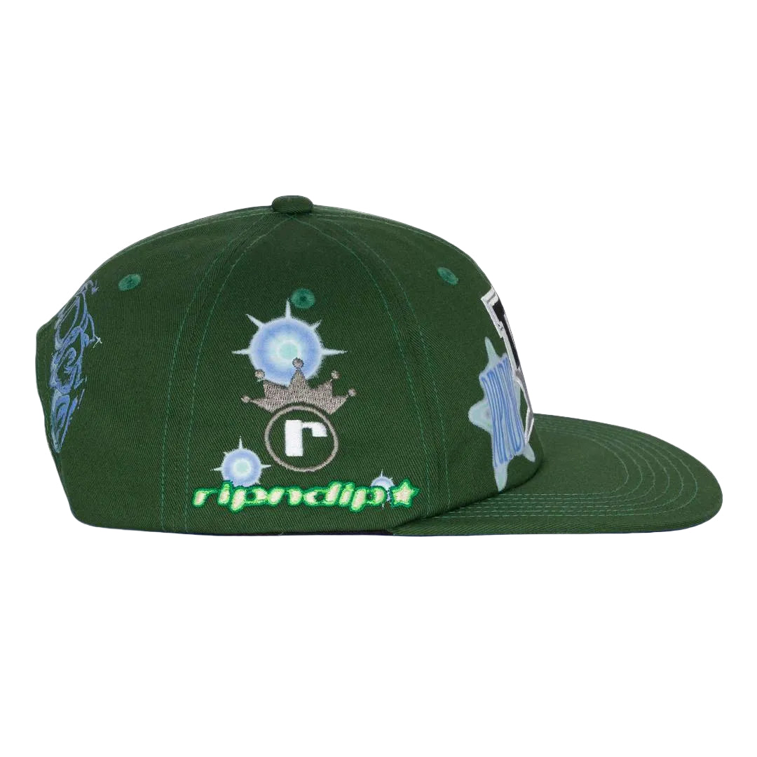 RIPNDIP TEAM SNAPBACK (HUNTER GREEN)