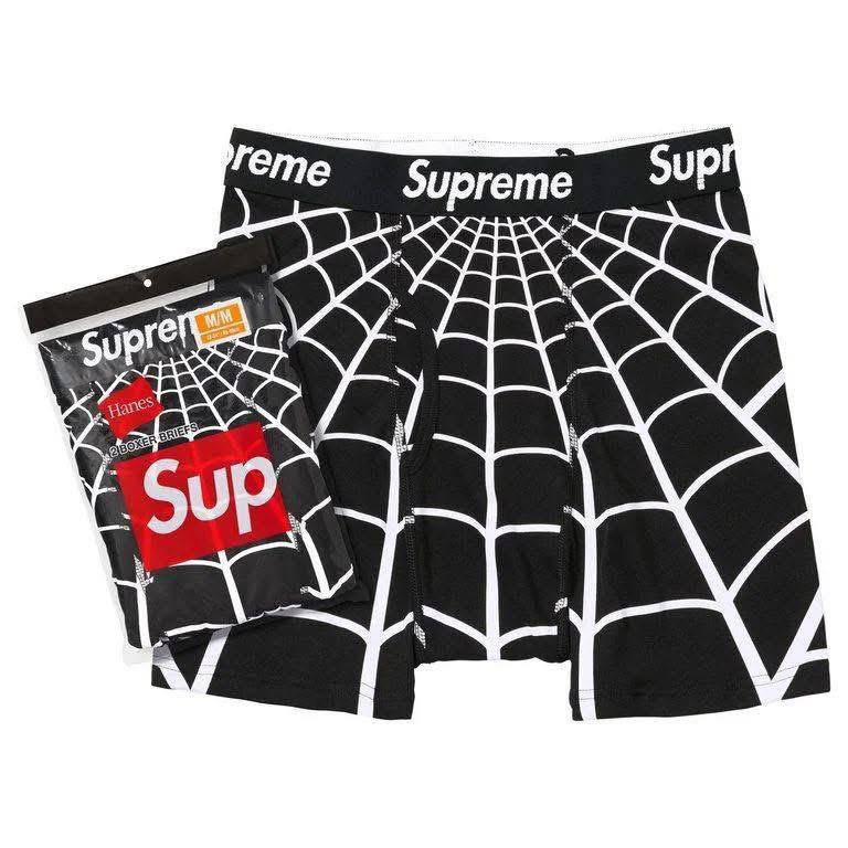 SUPREME X SPIDERMAN HANES BOXERS