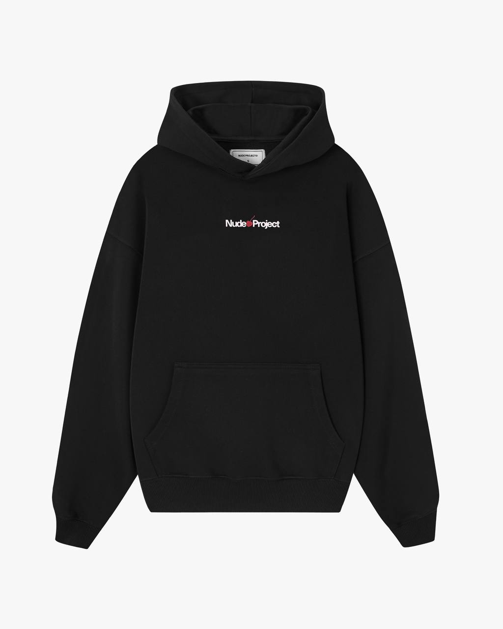 NUDE XOXO HOODIE BLACK