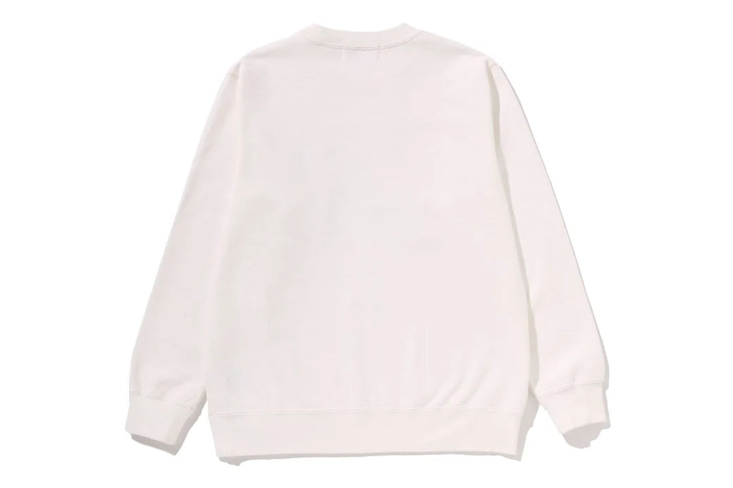 BAPE WASHED EFFECT CREWNECK SWEATSHIRT