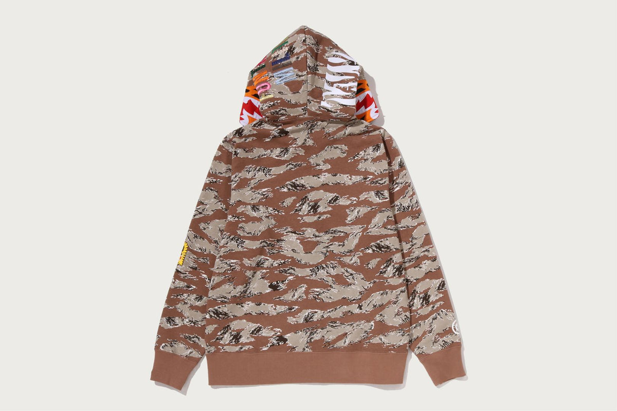 TIGER CAMO TIGER FULL ZIP HOODIE
