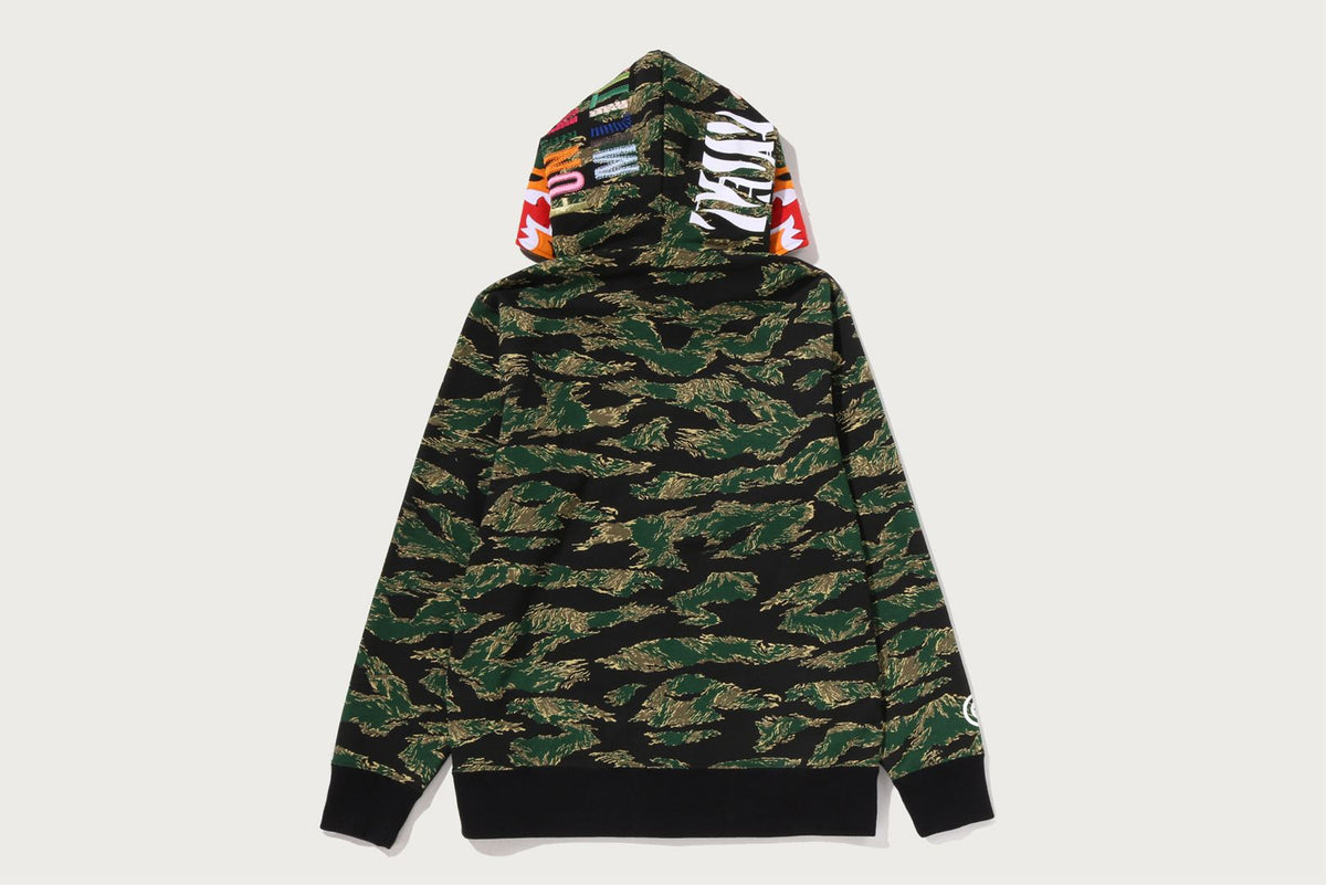 TIGER CAMO TIGER FULL ZIP HOODIE