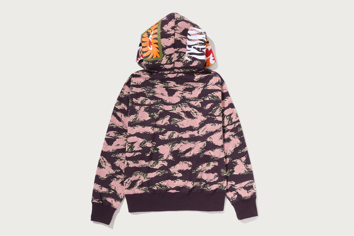 TIGER CAMO TIGER SHARK FULL ZIP HOODIE