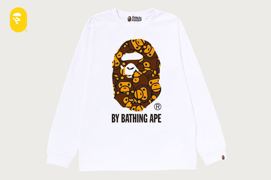 ALL BABY MILO BY BATHING APE LS TEE
