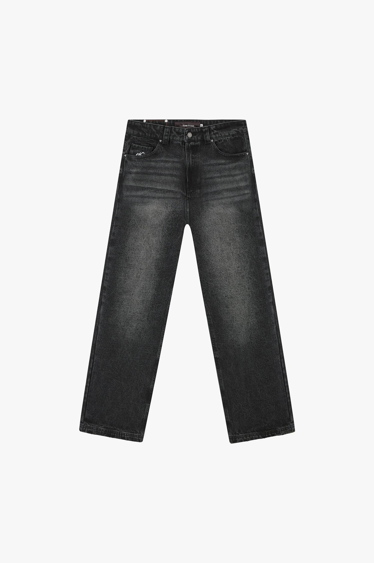 Basic Straight Jeans Black