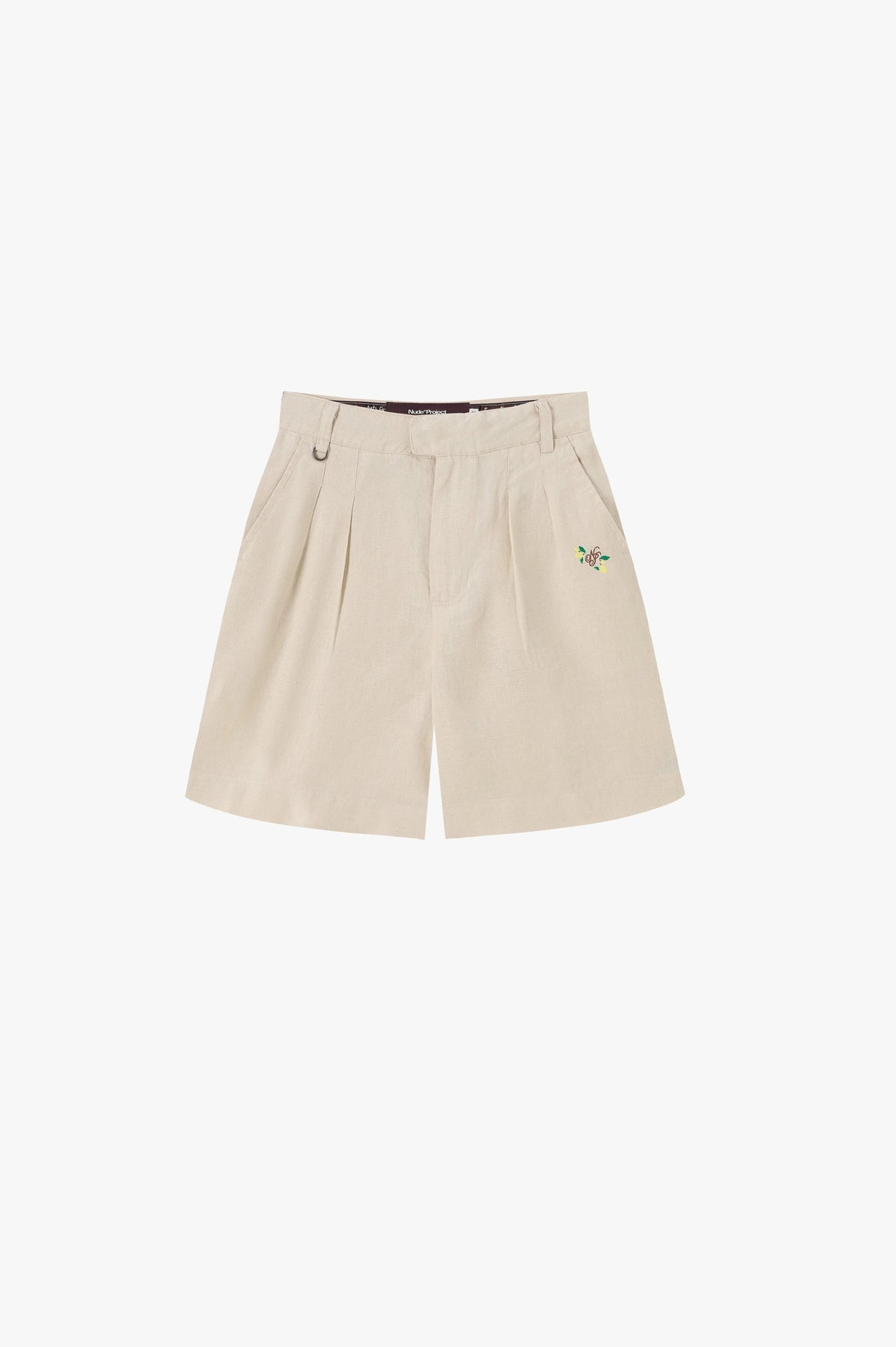 Kimchi Linen Shorts Beige