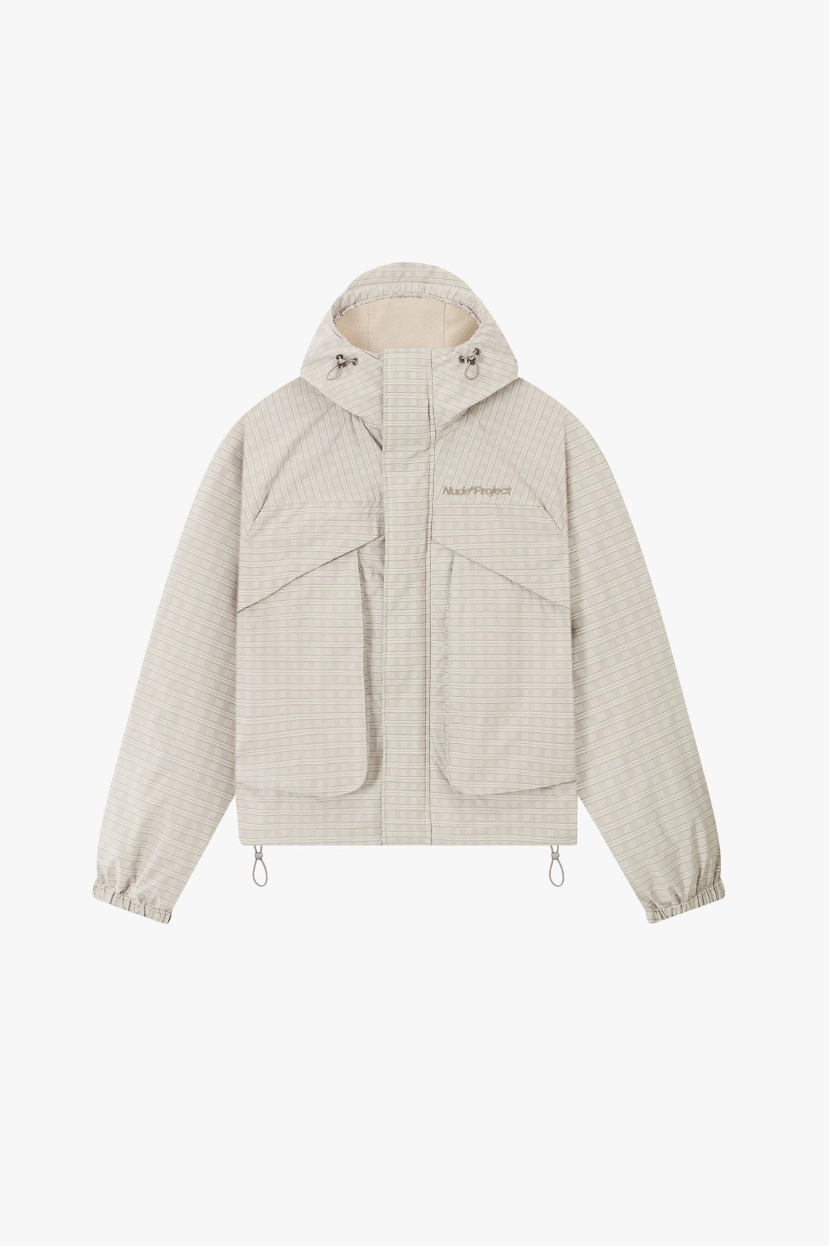 Checked Windbreaker Jacket