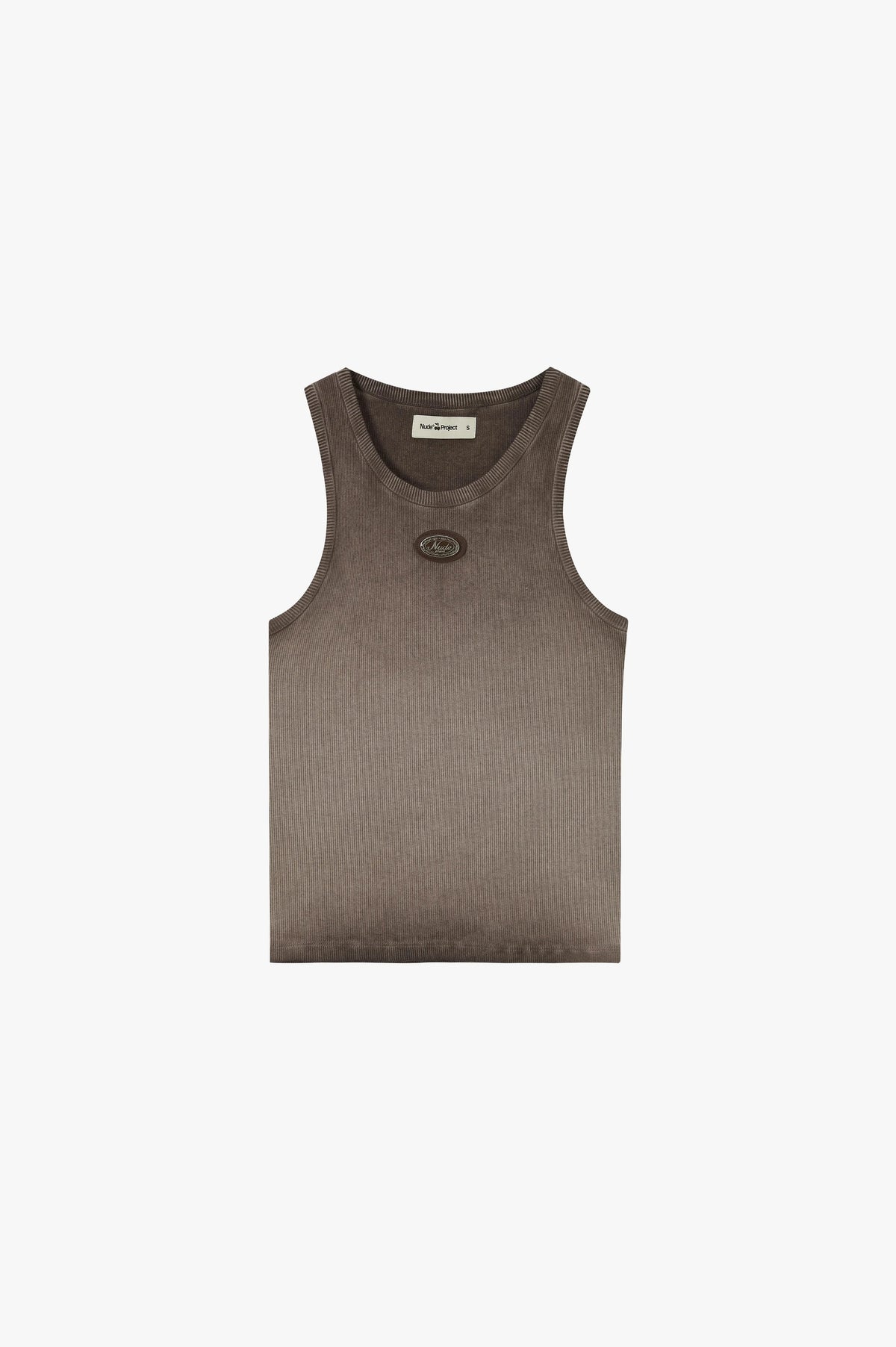 Regina Tank Top Washed Brown