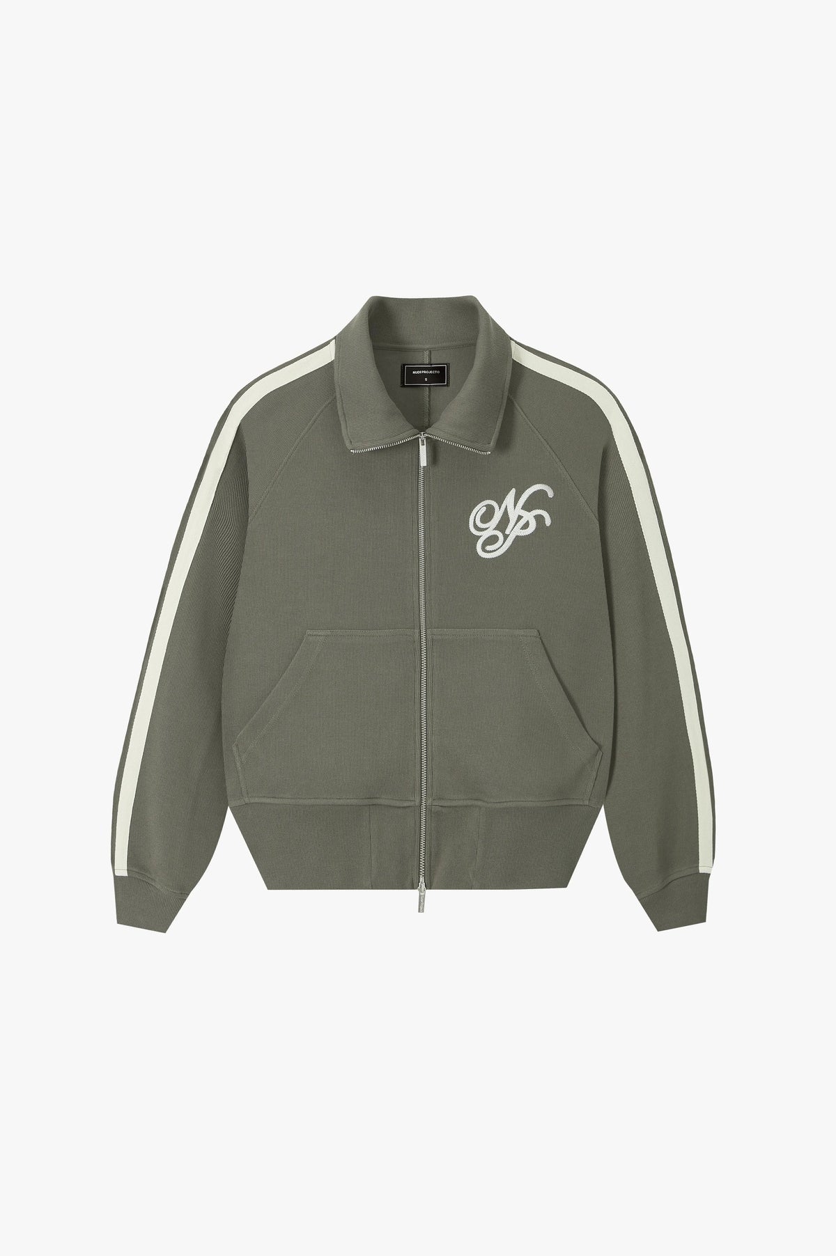 Ying Yang Zip-Up Green