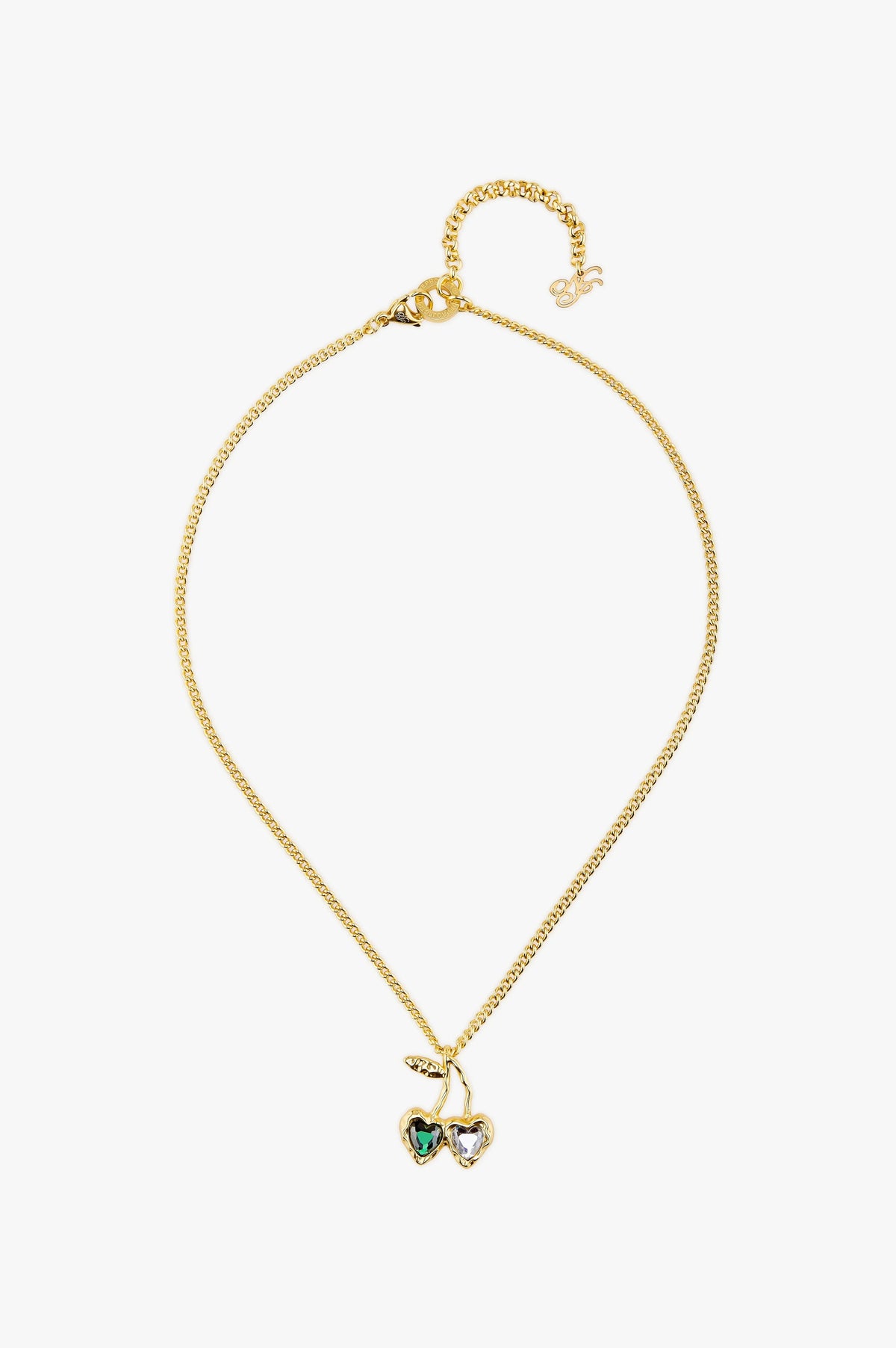Hearts Necklace Gold