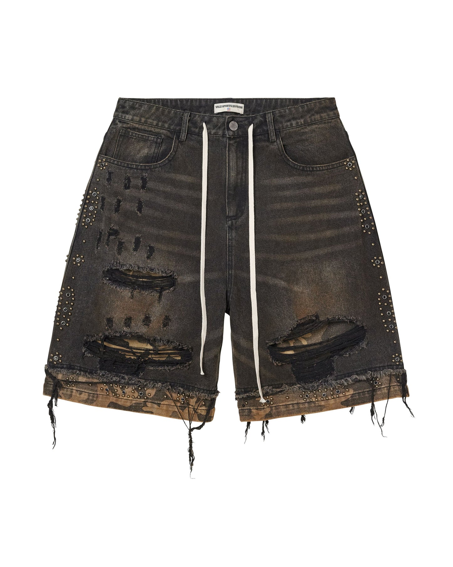 BLACK DOUBLE JORTS - Vale Forever