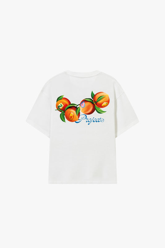Camiseta Peach Blanca
