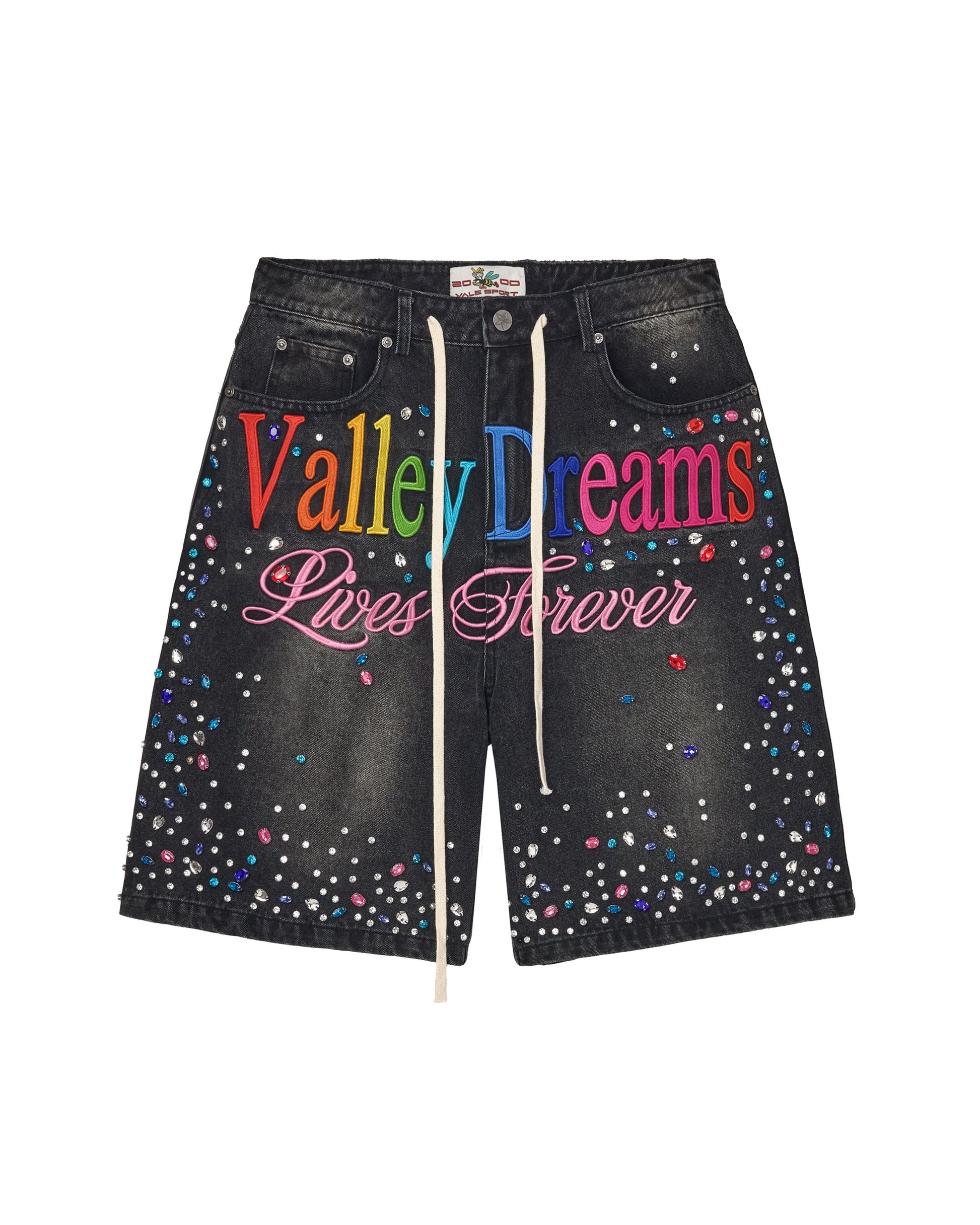 ICE CREAM JORTS [BLACK] - Vale Forever