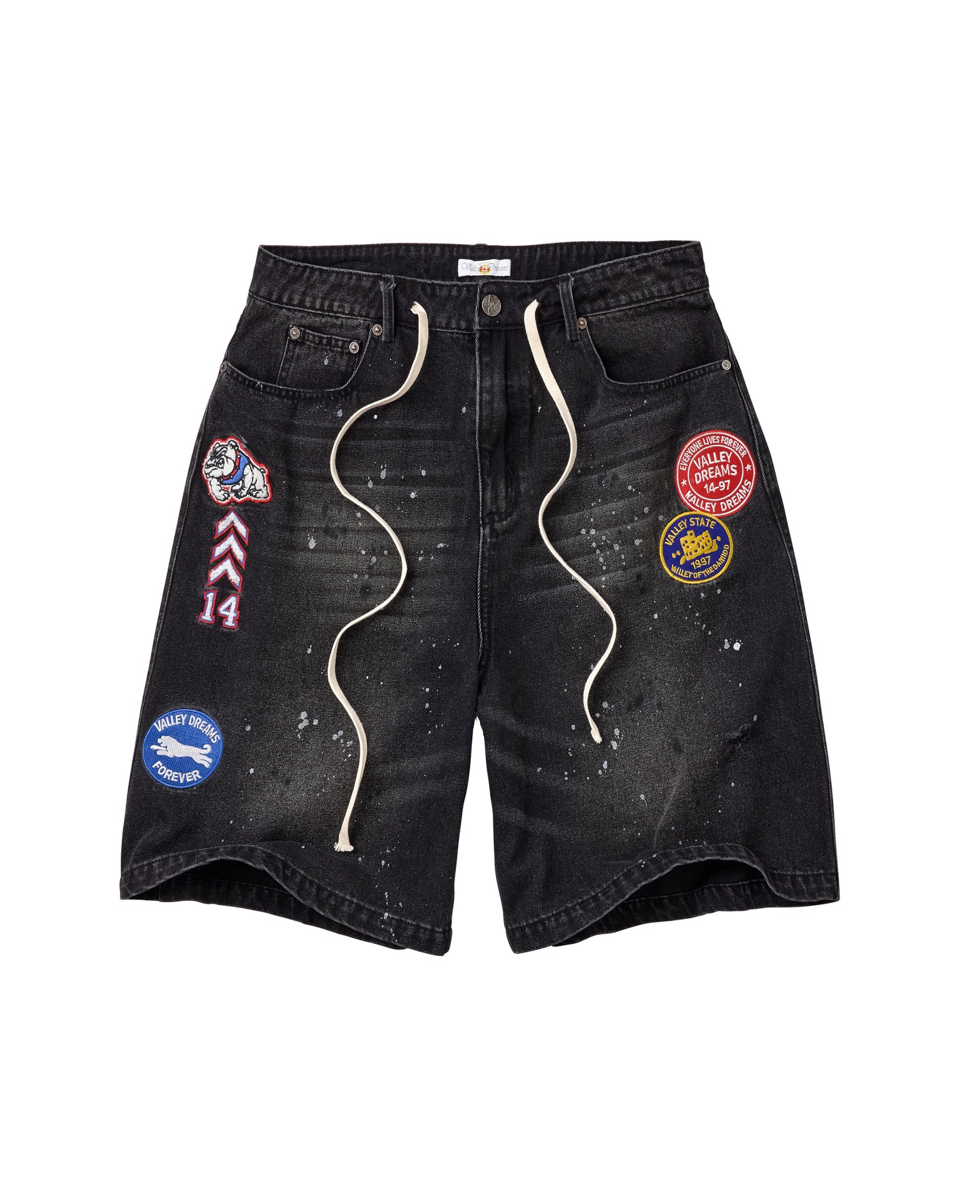 PARADISE JORTS [BLACK] - Vale Forever