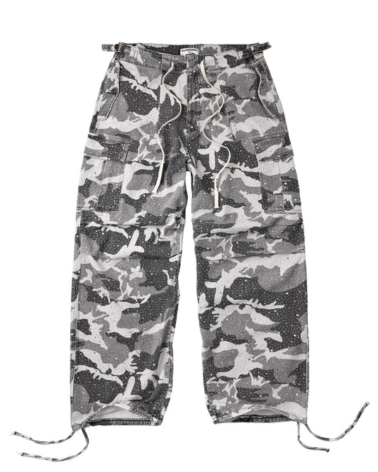 WINTER CRYSTAL CAMO CARGOS