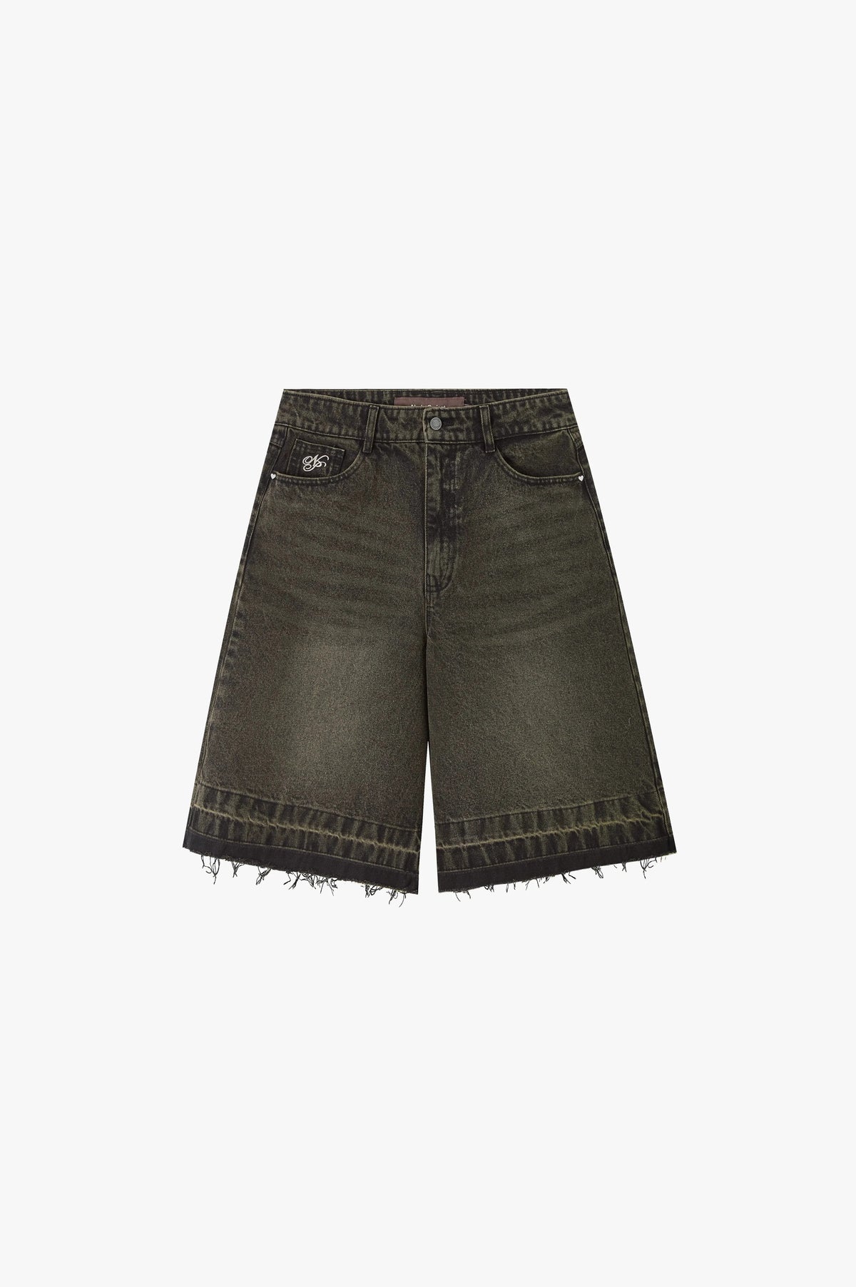 Old Baggy Denim Shorts Black
