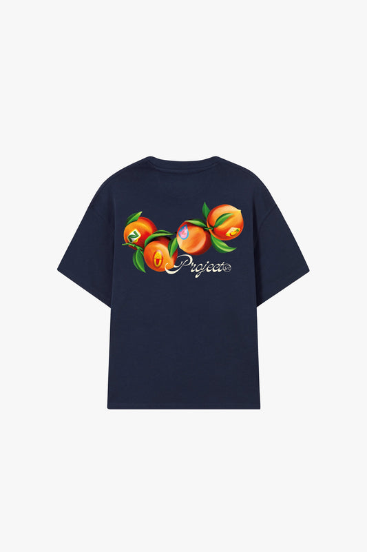 Camiseta Peach Azul Marino