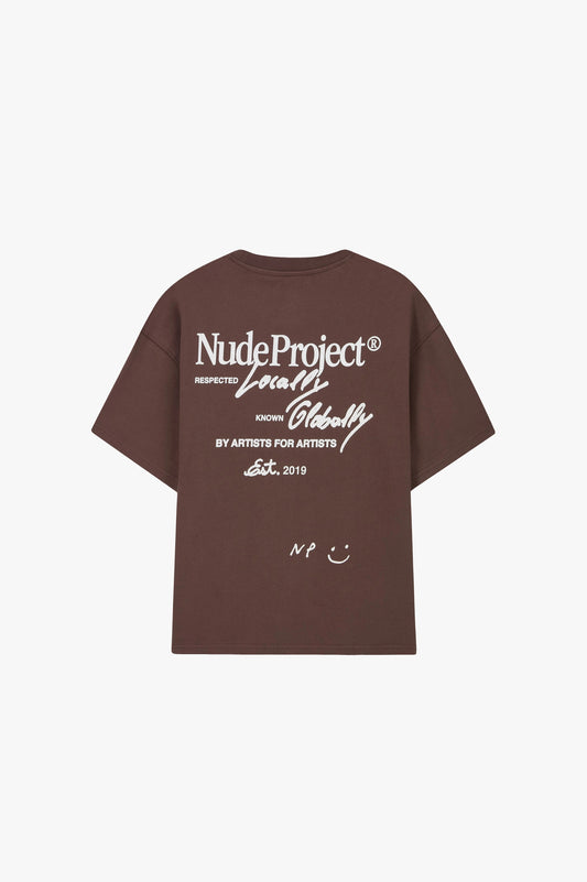 Global Soon Tee Brown