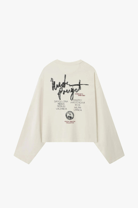 Ego Long-Sleeve Tee Marshmallow