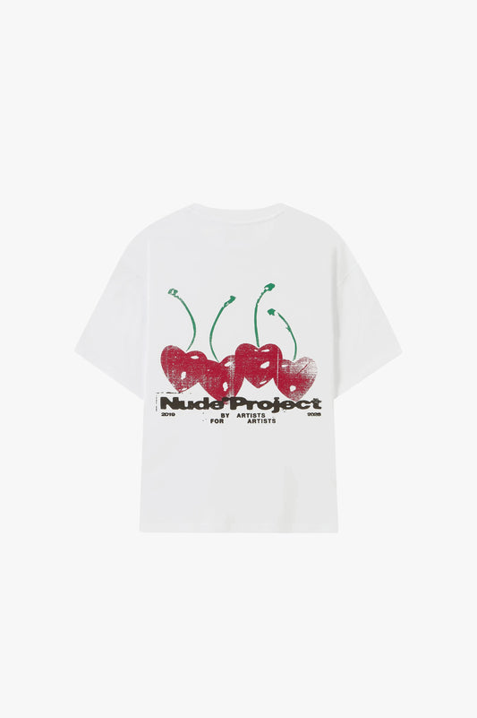 Carmin Tee White