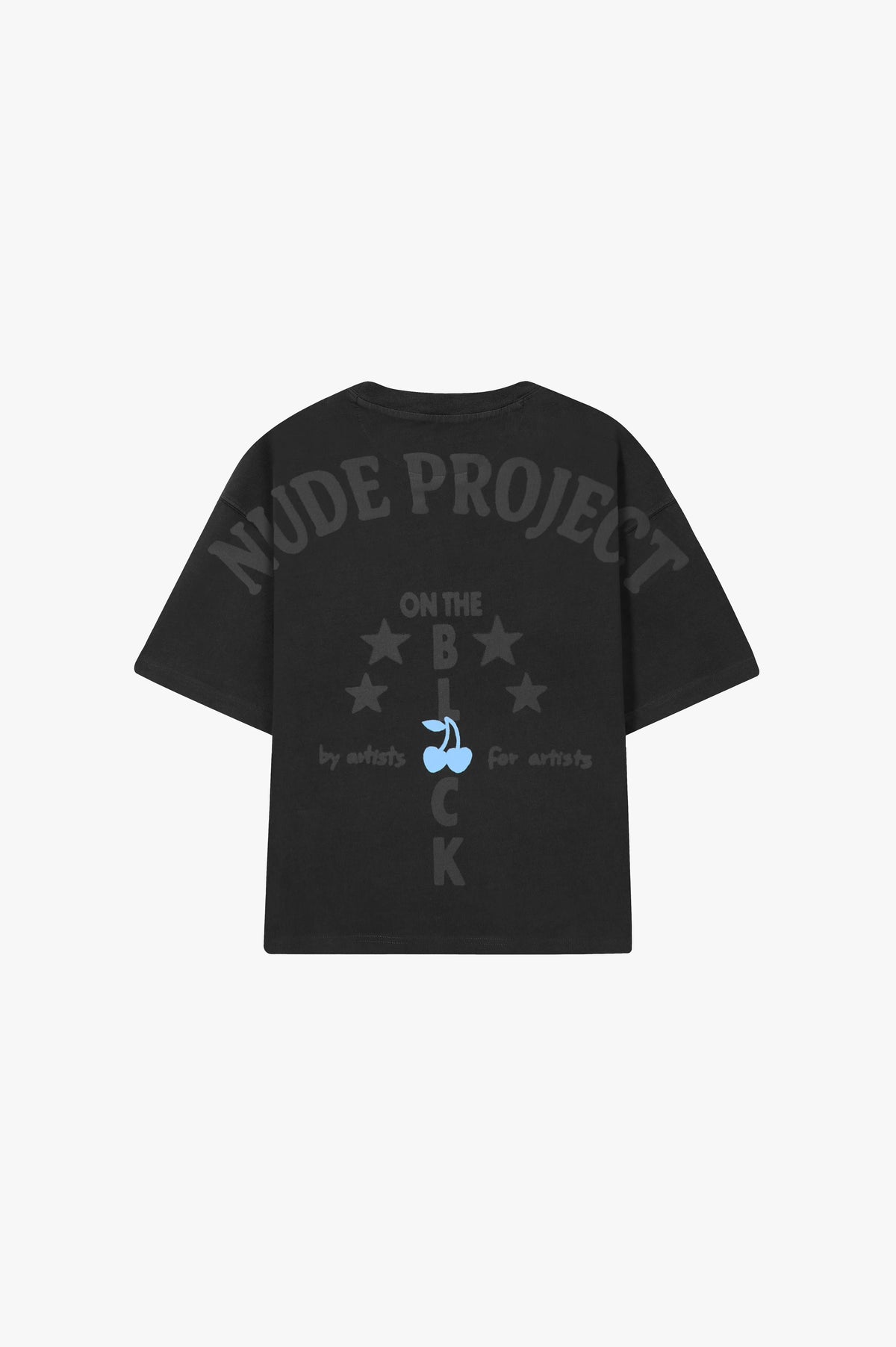 Block Tee Ash