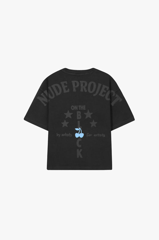 Block Tee Ash