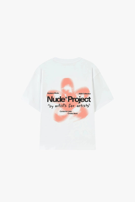 Jave Tee White/Orange