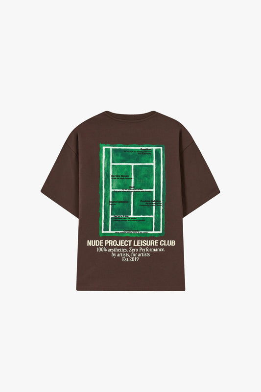 Court Tee Brown