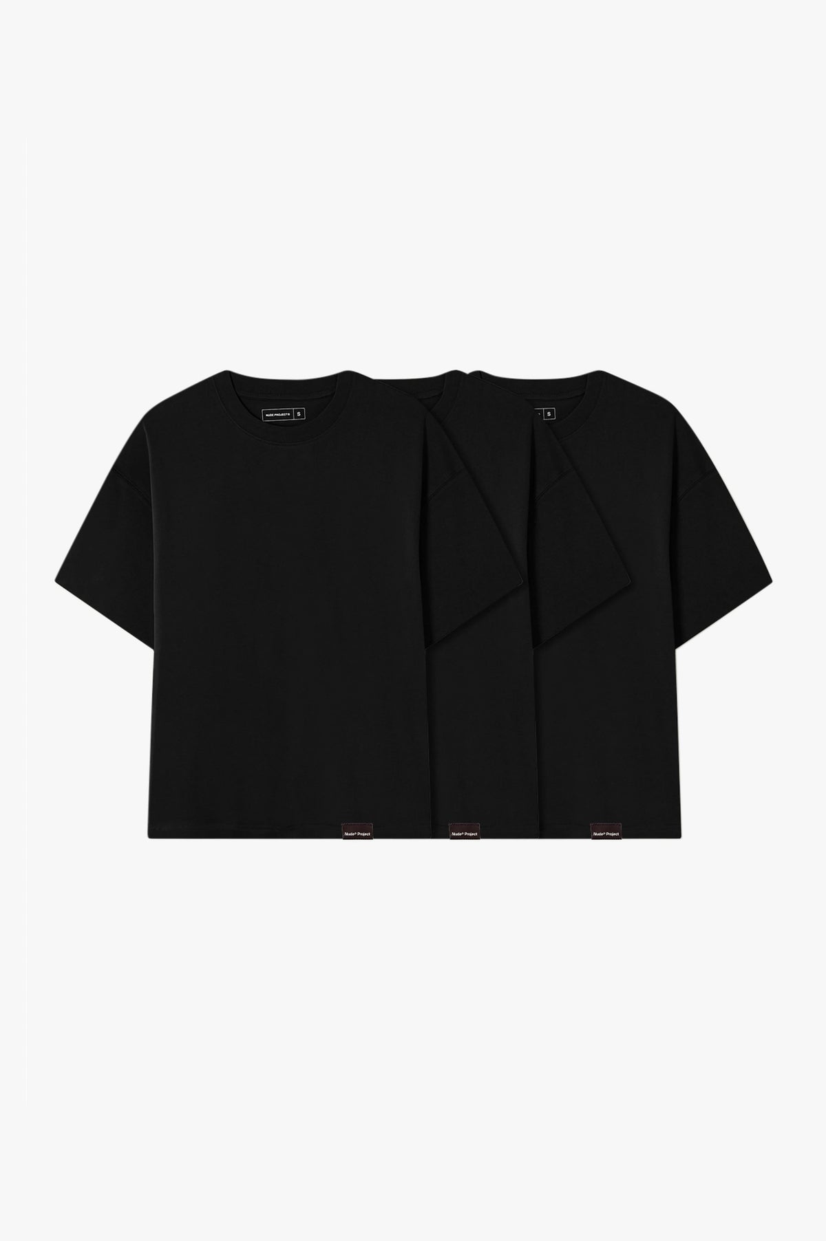 Pack De 3 Camisetas Básicas Negras