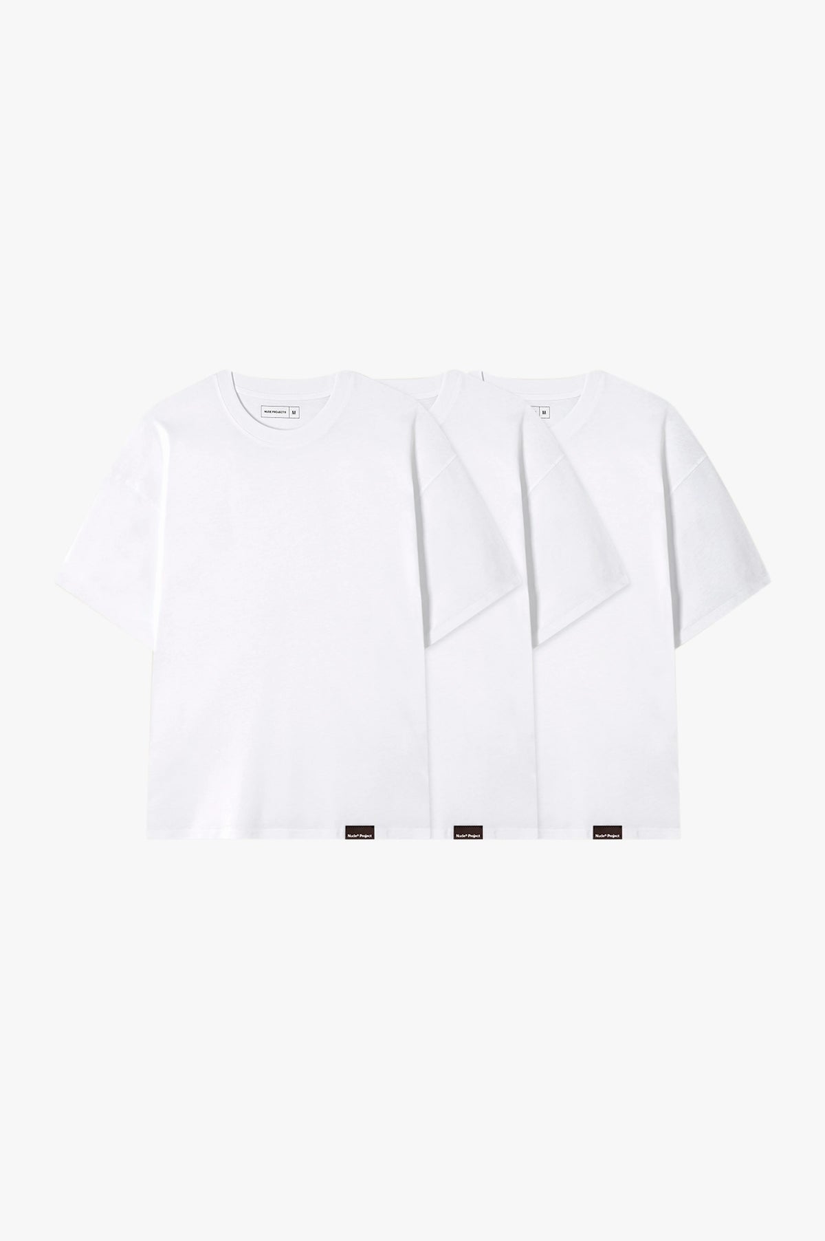 Pack De 3 Camisetas Básicas Blancas