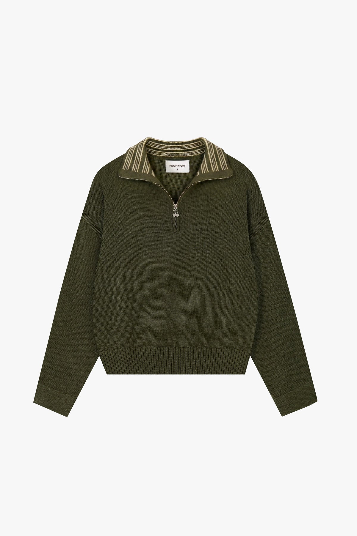 The Consultant Quarter-Zip Knit Green