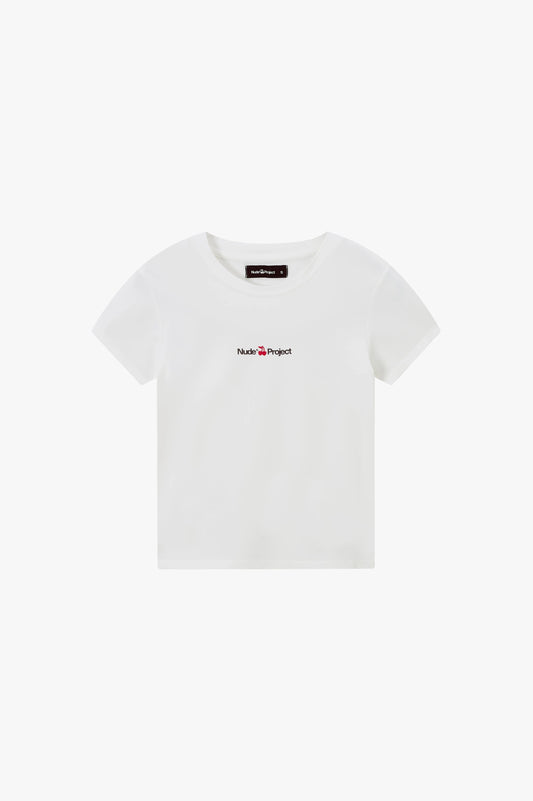 Logo Tee White