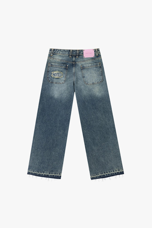 Old Baggy Jeans Acid Dirty Wash