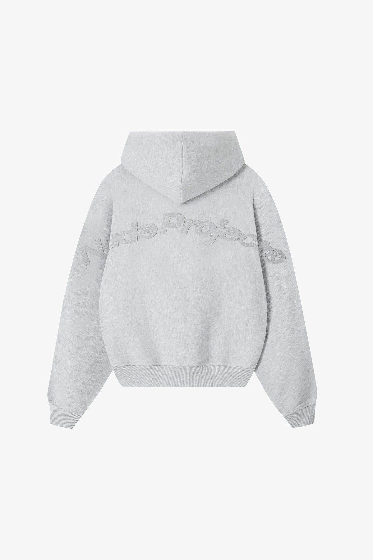 Marble Hoodie Grey Melange