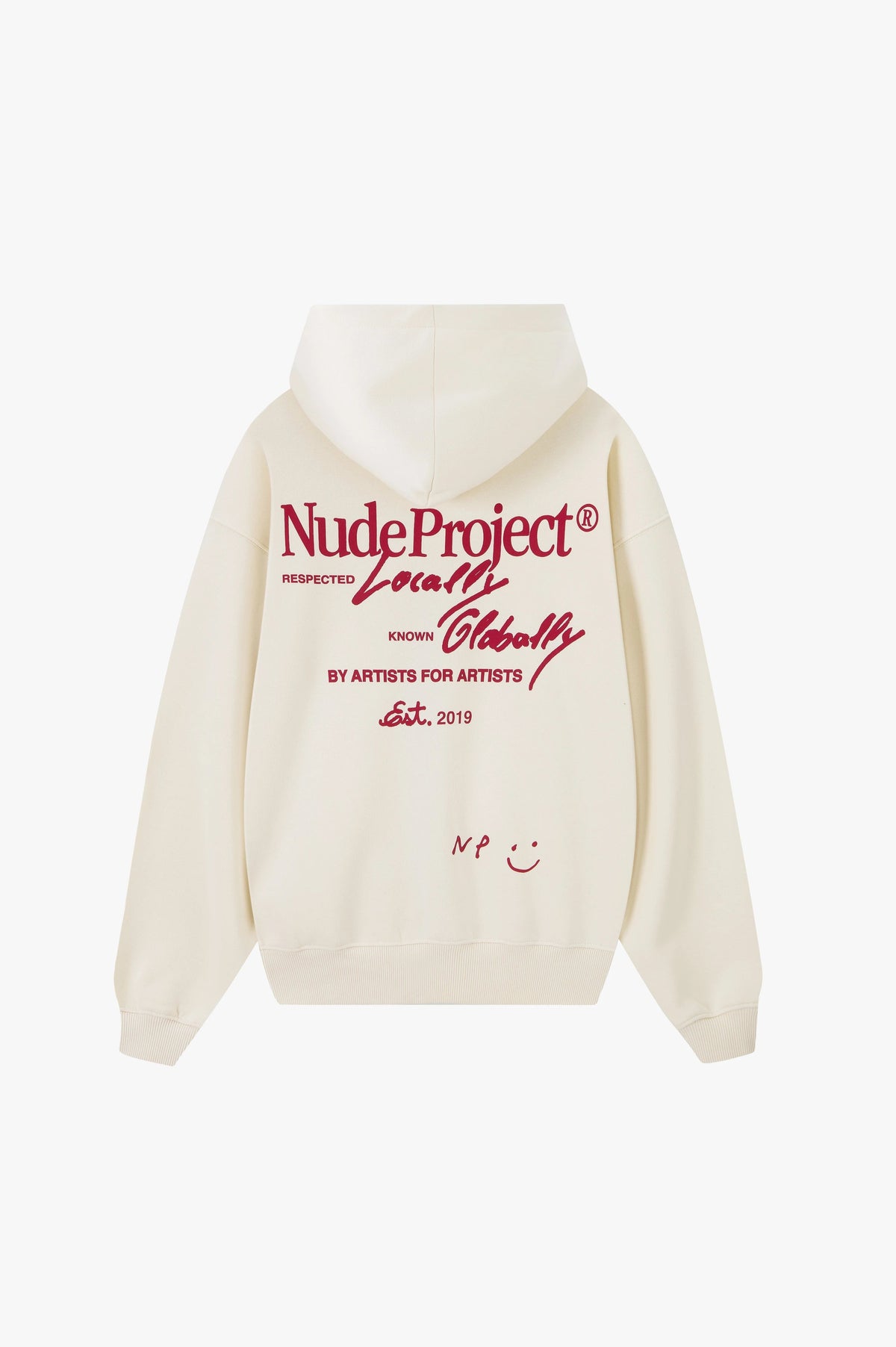 Global Soon Zip-Up Hoodie Marshmallow