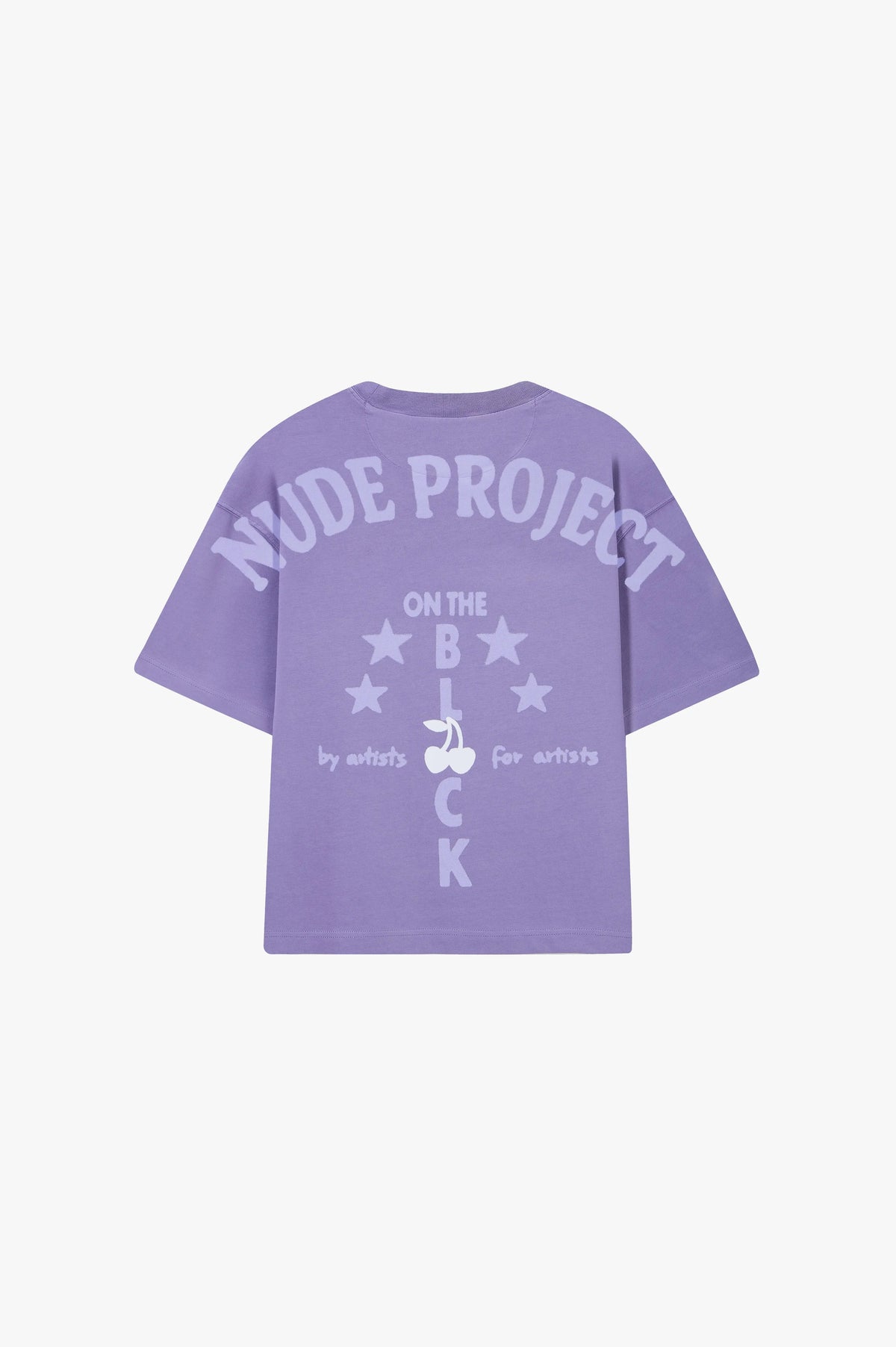 Block Tee Purple