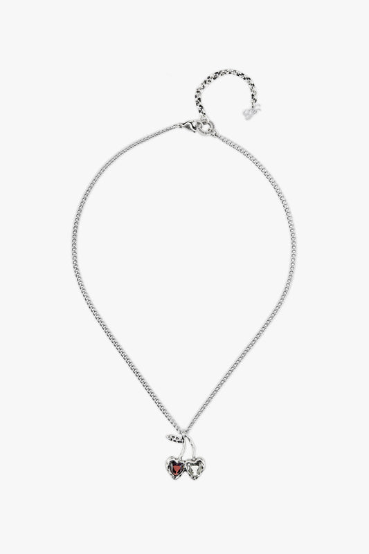 Hearts Necklace Silver