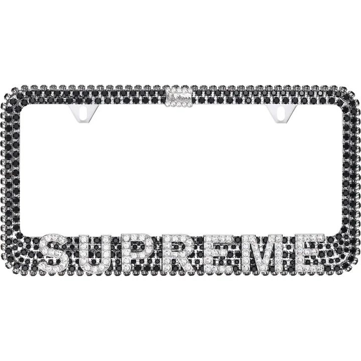 Supreme®/b.b. Simon® License Plate Frame — Black