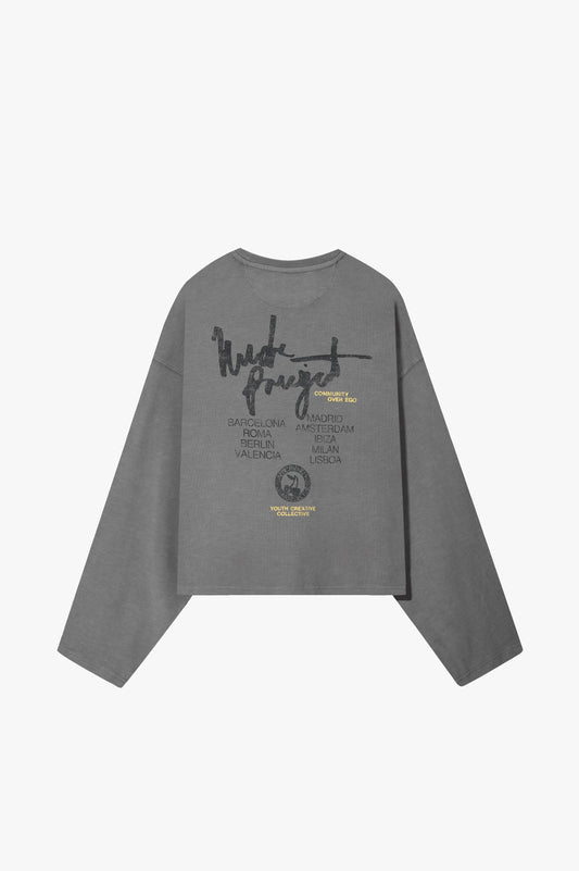 Ego Long-Sleeve Tee Ash
